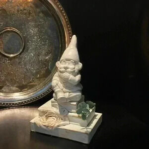 Homemade Gnome Accent Christmas Decor Paper Weight